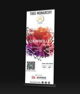 The Monarchy Roll Up Banner